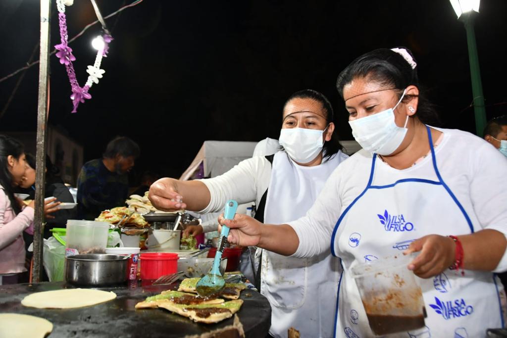 Con tranquilidad se realiza el segundo viernes de muéganos en Huamantla
